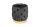 Pouf noir or en velours métal Ø 37 cm petit