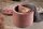 Tabouret en velours avec espace de rangement Rose Ø 50 cm H : 43 cm Chesterfield