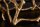 Bougeoir pour bougies de 60 cm fait main en or
