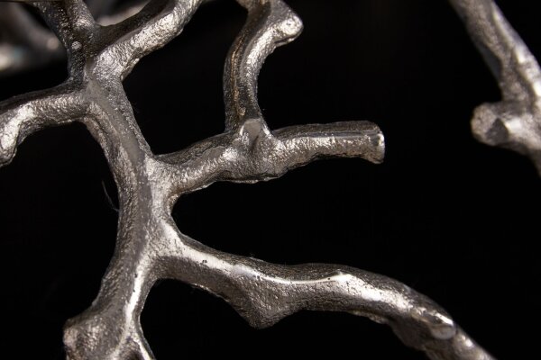 Bougeoir pour bougies bloc L : 60 cm Travail manuel en argent