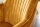 Chaise de bureau pivotante Retro en velours bois jaune naturel