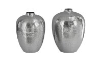 Set de 2 vases décoratifs en métal...