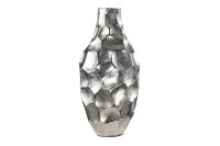 Vase décoratif en argent martelé 45 cm de...