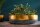 Coupe décorative artisanale Ø 52 cm rond métal martelé