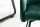 Chaise de salle à manger velours métal vert noir avec accoudoirs