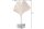 Statue décorative en métal Asiatique 34cm or Ginko Design fait main
