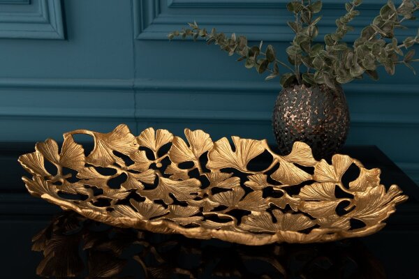 Coupe décorative or artisanale 40 cm de long Ginko Design Métal