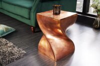 Table dappoint en cuivre fait main H : 45 cm Métal