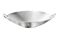 Coupe décorative martelée en argent...