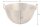 Coupe décorative ronde Ø 25 cm martelé en or fait main