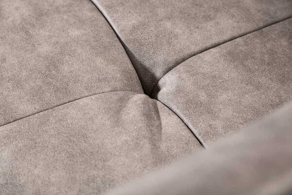 Chaise de salle à manger velours métal taupe noir avec accoudoirs
