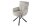 Chaise de bureau Gris noir en tissu métal avec accoudoir pivotant