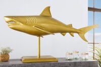 Statue décorative en métal Requin Poisson...