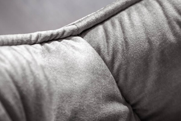 Chaise de salle à manger velours métal vert/gris noir Chesterfield