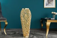 Vase décoratif en métal 64 cm de haut en or...