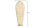 Grand vase décoratif 92 cm de haut en métal doré fait main
