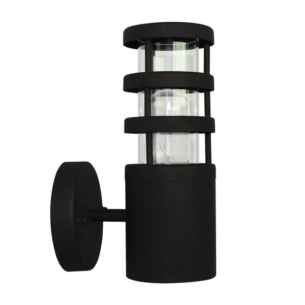 Applique murale dextérieur Acier inoxydable IP44 Scandinave noir