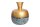 Vase décoratif en métal patiné or Ø 30 cm H : 36 cm Oriental