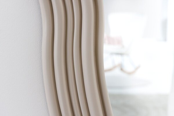 Miroir mural Moderne Greige H : 100 cm design asymétrique