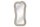 Miroir mural Moderne Greige H : 100 cm design asymétrique