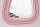 miroir mural rose H : 100 cm design asymétrique