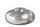 Vase décoratif en métal argenté Ø 35 cm Oriental martelé