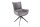 Chaise de bureau Gris Noir en tissu Métal Rétro sans roulettes