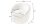 Fauteuil pivotant Bouclé Blanc L : 76 cm Tissu Teddy Retro