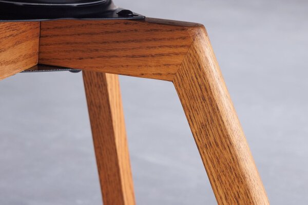Chaise de salle à manger Bouclé Bois en Beige Naturel Scandinave