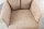 Chaise pivotante sans roulettes Greige Noir en tissu métal
