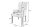 Chaise rembourrée avec accoudoirs Beige en tissu bois Chesterfield