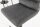 Chaise de bar réglable en hauteur Cordon Métal Gris Noir pivotant
