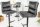 Tabouret de bar réglable en hauteur pivotant velours gris noir