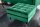 Pouf velours vert L : 80 cm Design rétro SOPHIA