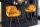 Tabouret de bar avec dossier Rétro Jaune Noir en velours Métal
