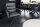 Chaise de bureau cuir tissu métal pivotant anthracite noir
