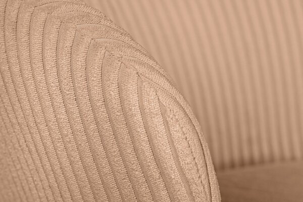 Chaise de salle à manger Cordon Métal Rose Noir sans accoudoirs