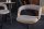 Chaise de comptoir avec dossier réglable en hauteur Tissu Placage bois Métal