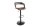 Chaise de bar simili-cuir plaqué bois métal noir réglable en hauteur