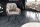 Chaise de bureau sans roulettes en tissu métal taupe noir
