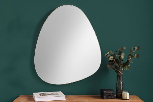 miroir mural cadre en bois H : 72 cm grand fait main pièce unique