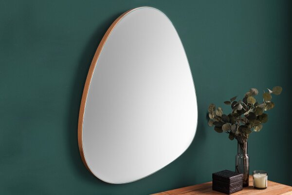 miroir mural cadre en bois H : 72 cm grand fait main pièce unique