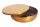 Coupe décorative ronde Ø 38 cm avec couvercle Travail manuel en or