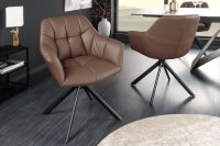 Chaise de bureau cuir métal L : 65 cm sans...