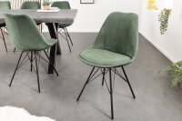 Chaise de salle à manger sans accoudoirs Velours...