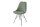Chaise de salle à manger sans accoudoirs Velours côtelé métal vert noir