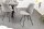 Chaise de salle à manger Cordon Métal en Gris Noir Haricot Accoudoir