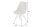 Chaise de salle à manger Cordon Métal en Gris Noir Haricot Accoudoir