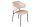Chaise de salle à manger velours métal crème beige noir NOAH
