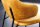 Chaise de salle à manger velours métal jaune noir rétro